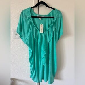 French Laundry Turquoise Women's Top